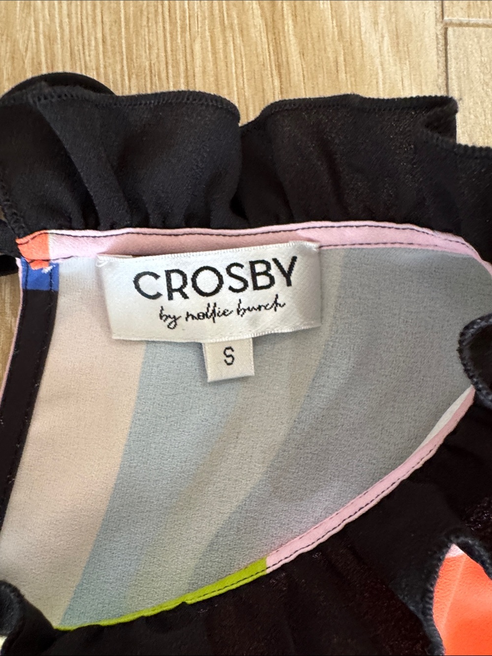 Crosby by Millie Burch Colorful Tiered Dress S - Picture 8 of 15